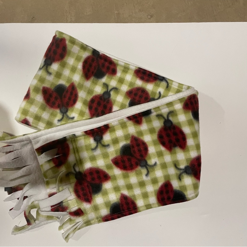 Ladybug Patterned Scarf